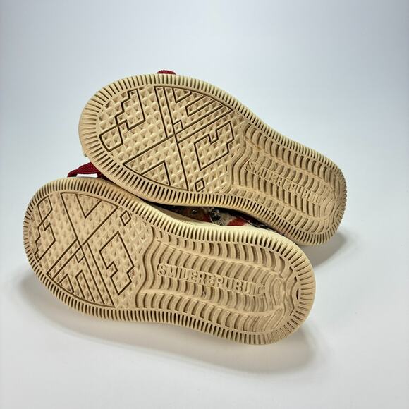 Smile Republic Red Brown Canvas Sneakers Casual Low Top Womens Size US 5.5 EU 36 - Picture 8 of 10